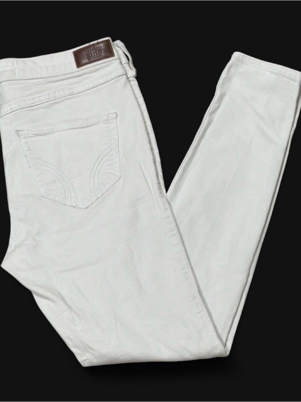 Hollister Women’s White Skinny Jeans